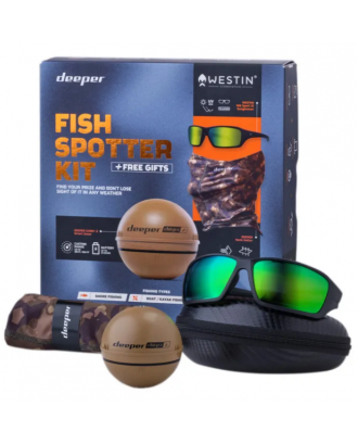 Deeper Smart Sonar CHIRP+ 2.0 + Fish Spotter Kit 2023