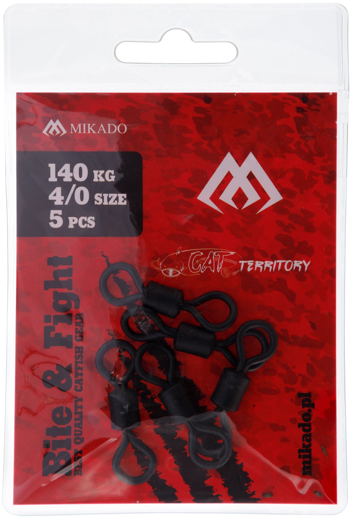 MIKADO RINGS - MATTE BLACK - 5 PCS.