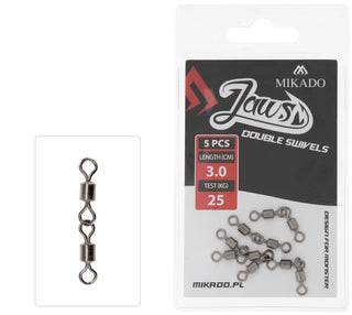 MIKADO SWIVEL - JAWS DOUBLE SWIVELS - 5 PCS.