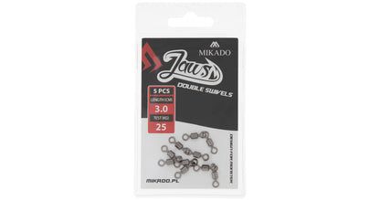 MIKADO GRIEZULIS - JAWS DOUBLE SWIVELS - 5 GAB.