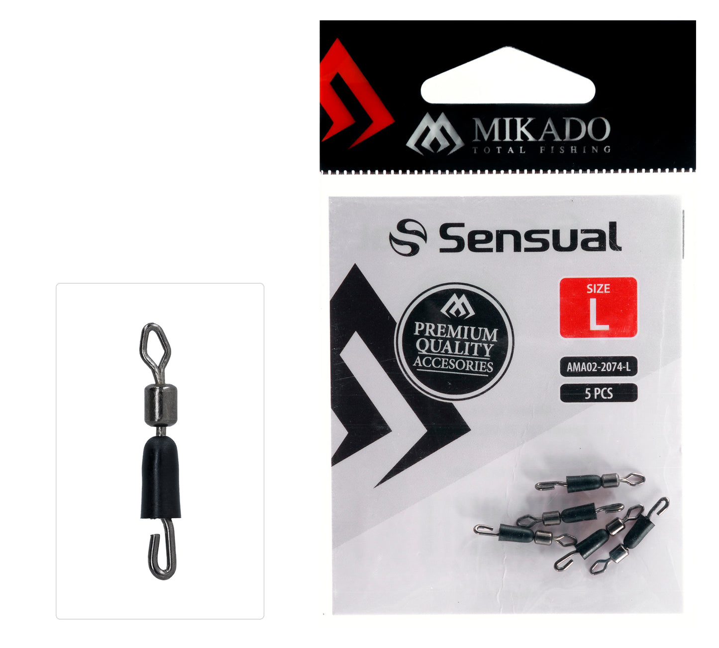 MIKADO QUICK CHANGE KARABĪNE AR GRIEZULI - 5 GAB.