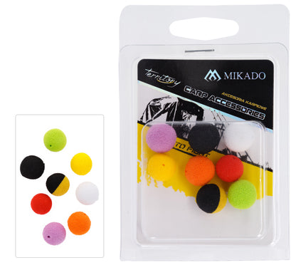 MIKADO ZIG RIG – POP‑UP – EVA PUTAS 12 mm – MIX – 8 gab.