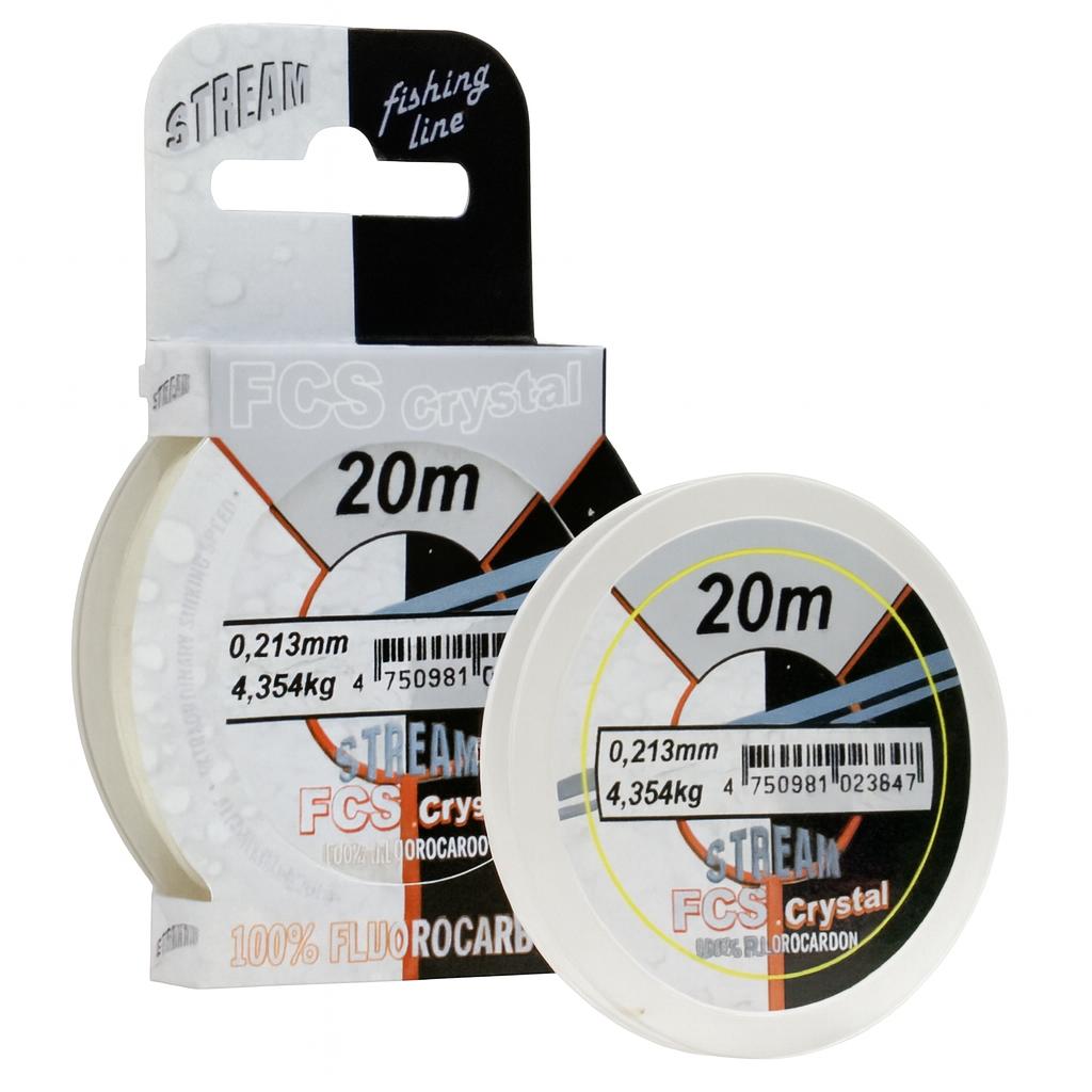 Fluorocarbon line STREAM Crystal FCS 20m