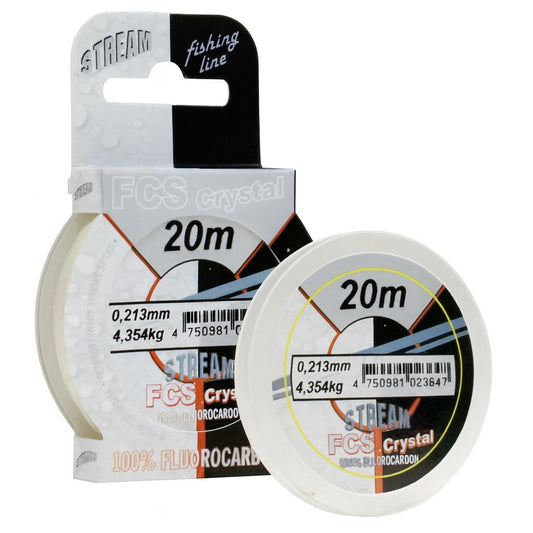 Fluorocarbon line STREAM Crystal FCS 20m