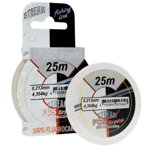 Fluorocarbon line STREAM Crystal FCS 25m