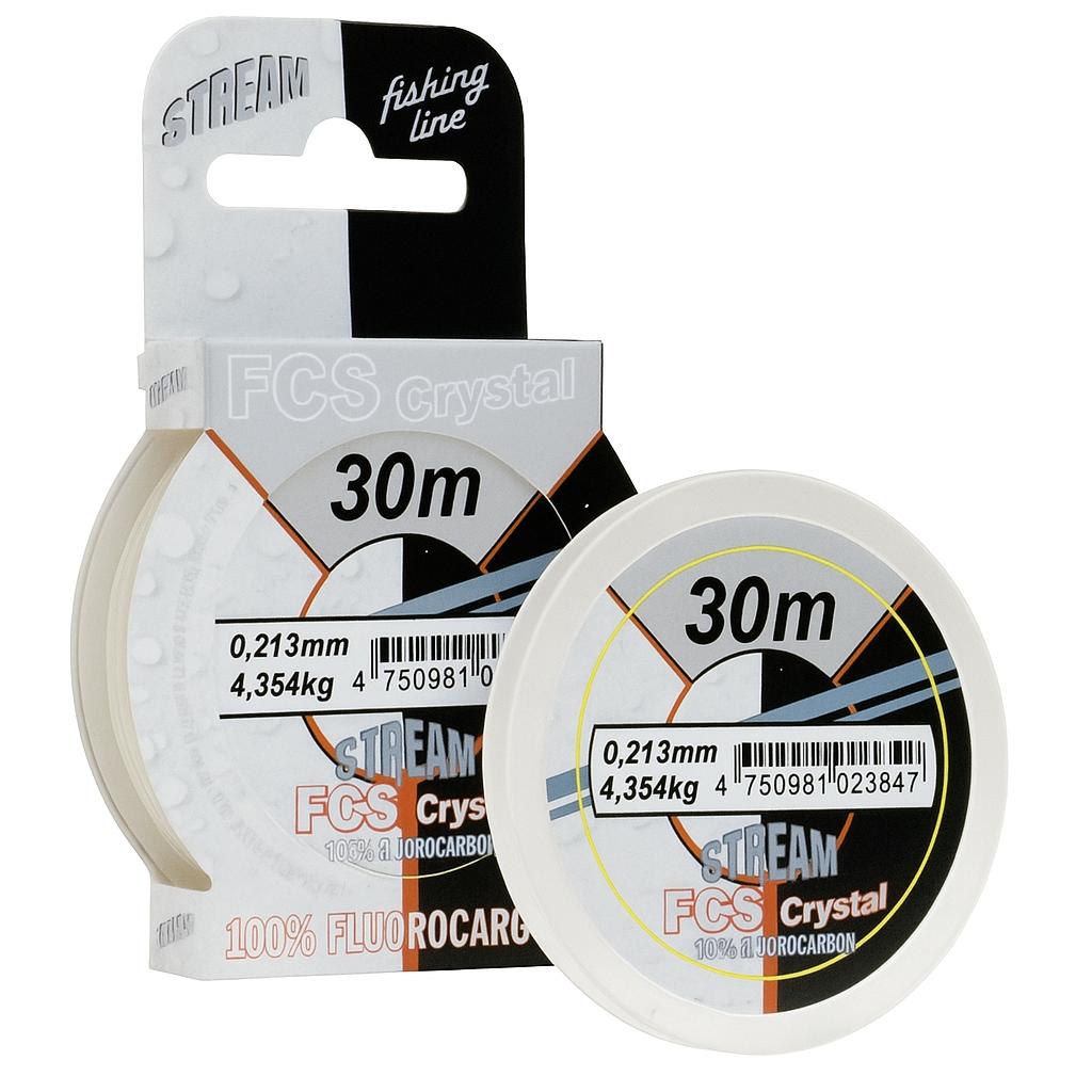 Fluorocarbon line STREAM Crystal FCS 30m