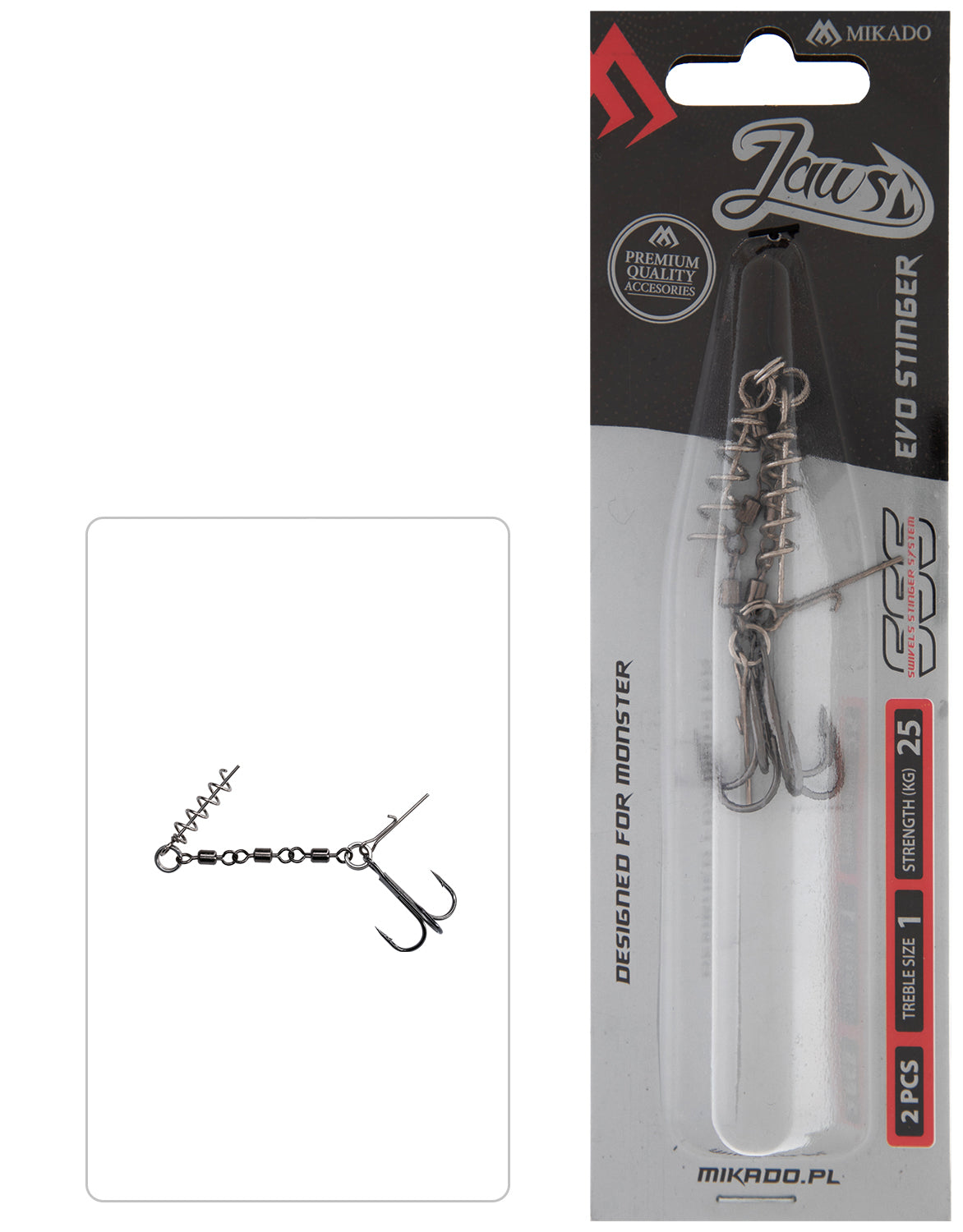 MIKADO STINGERS - JAWS EVO STINGER - 25kg