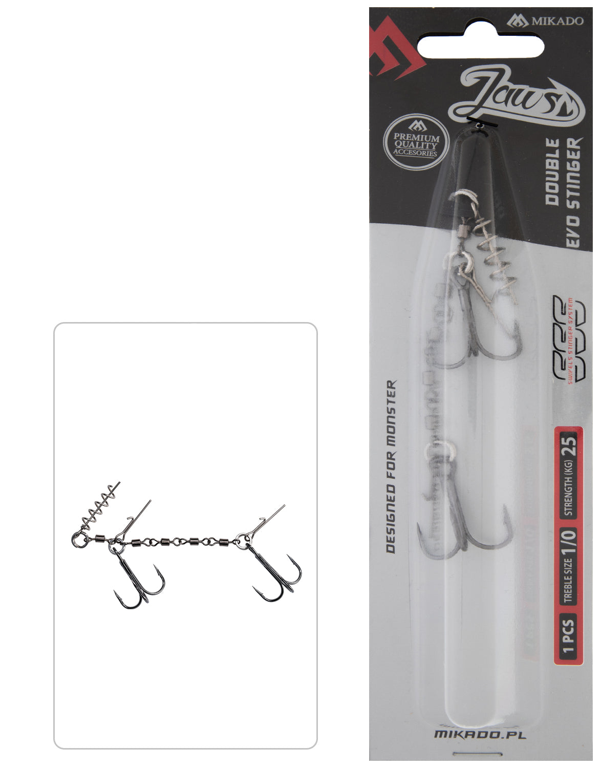 MIKADO STINGERS - JAWS DOUBLE EVO STINGER - 1 GAB.