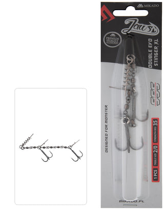 MIKADO STINGERS - JAWS DOUBLE EVO STINGER - 1 PC.