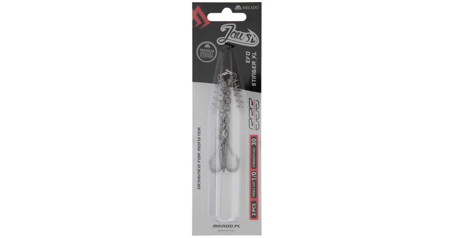 MIKADO STINGERS - JAWS EVO STINGER - 2 GAB.