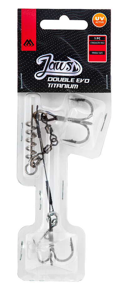 MIKADO STINGERS - TITANIUM JAWS DOUBLE EVO TITANIUM
