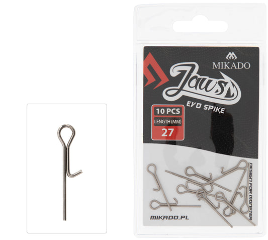 MIKADO MĀNEKĻU FIKSATORS - JAWS EVO SPIKE - 27mm - 10 GAB.