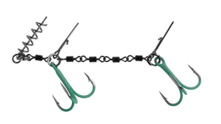 MIKADO STINGERS - WITH SWIVELS JAWS DOUBLE EVO STINGER FLUO - NO. 1/0 - 1 PC.