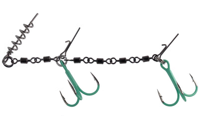 MIKADO STINGERS - AR GRIEZUĻIEM JAWS DOUBLE EVO STINGER FLUO - NR. 1/0 - 1 GAB.