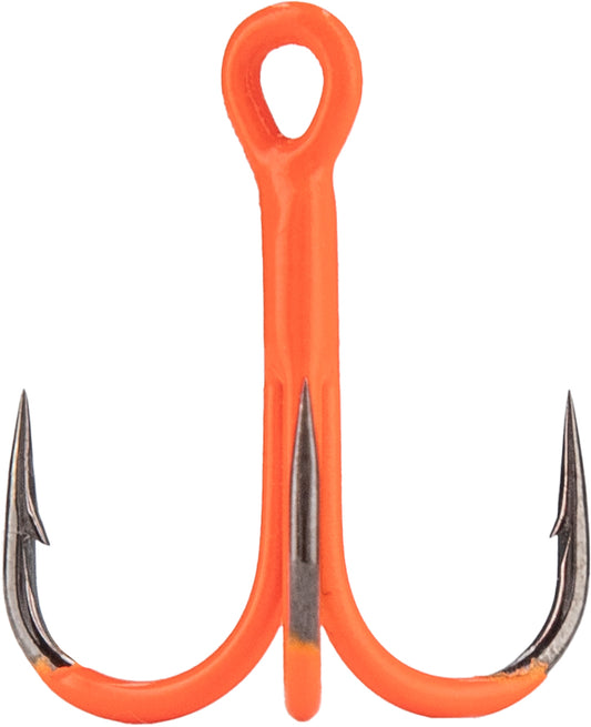 TRIPLE HOOK MIKADO - JAWS UV orange 6pcs