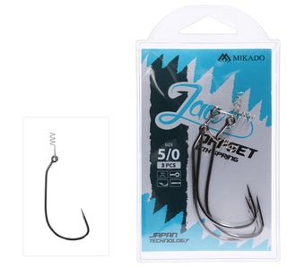 MIKADO HOOK – JAWS OFFSET WITH SCREW 3 PCS.