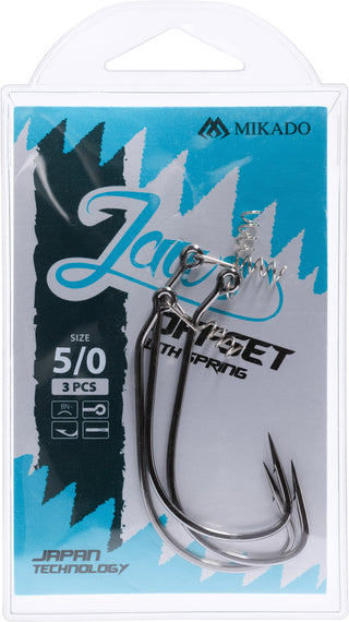 MIKADO HOOK – JAWS OFFSET WITH SCREW 3 PCS.