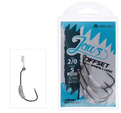 ĀĶIS SKRŪVĒJAMS MIKADO - JAWS OFFSET WITH SCREW AND LEAD 3 pcs