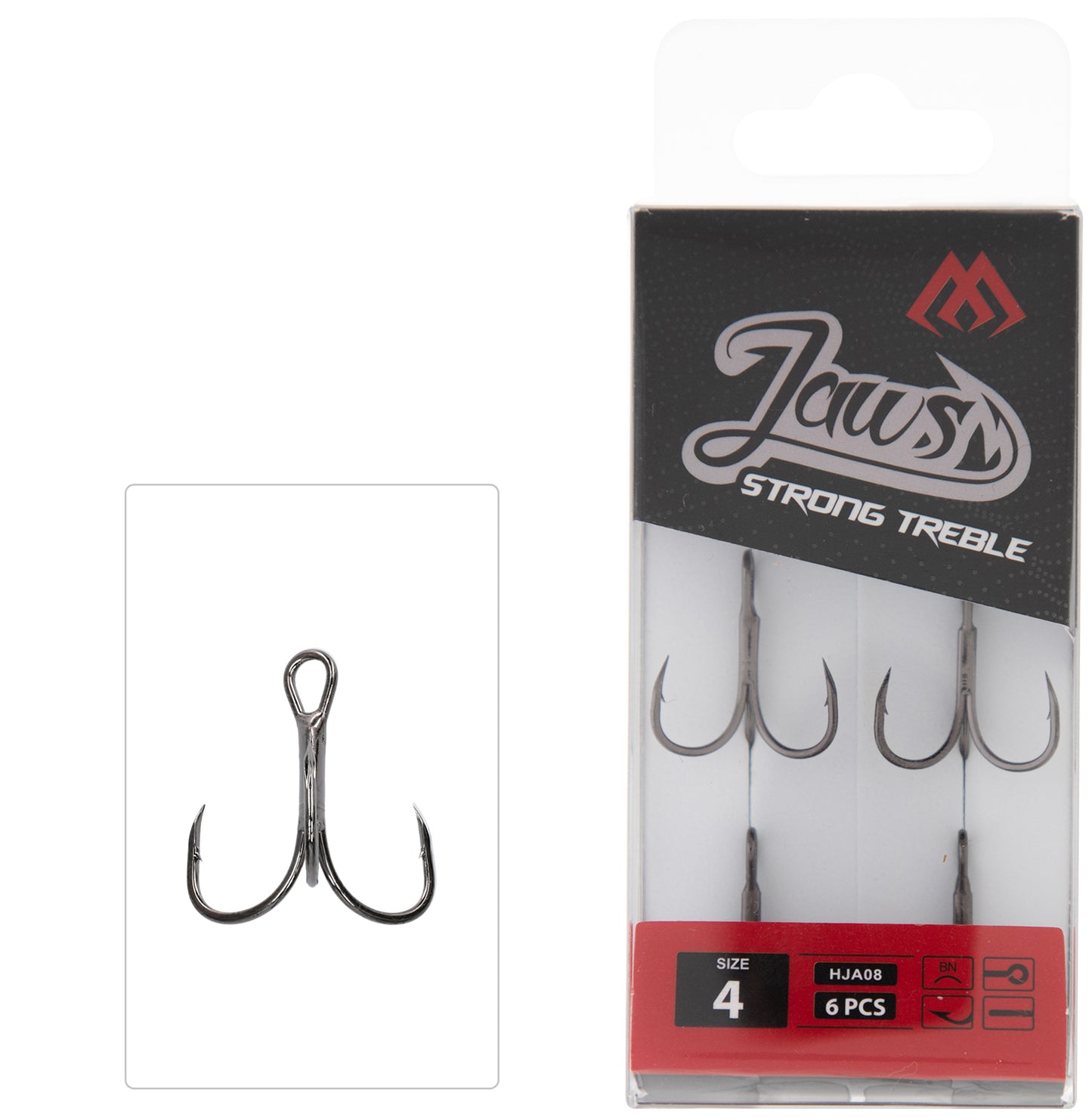 TRĪSŽUBURU ĀĶIS MIKADO - JAWS STRONG TRIPLE 6 GAB.