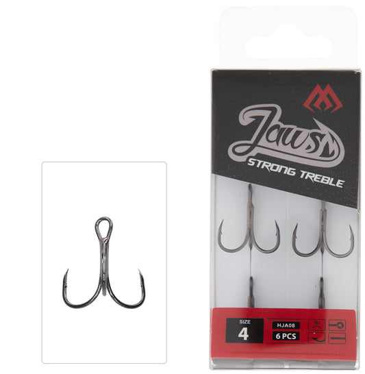 TRIPLE HOOK MIKADO - JAWS STRONG TRIPLE 6pcs