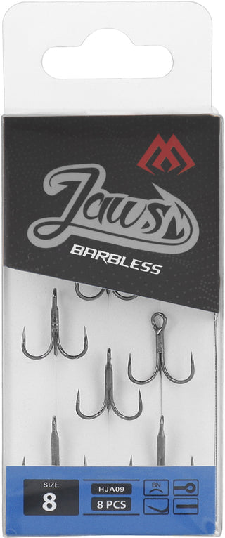 THREE-BARBED HOOK MIKADO
 - JAWS BARBLESS 8pcs