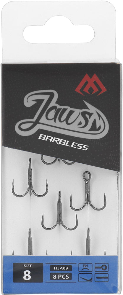 TRĪSŽUBURU ĀĶIS MIKADO
 - JAWS BARBLESS 8pcs