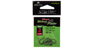 КРЮЧКИ MIKADO – MF13 С БОРОДКОЙ – 10 шт.