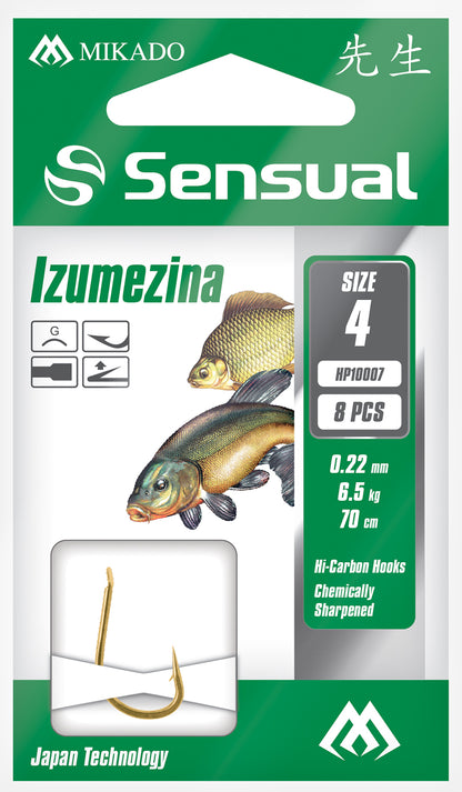 GATAVIE ĀĶI AR PAVADIŅU MIKADO - SENSUAL - IZUMEZINA - 8 GAB.