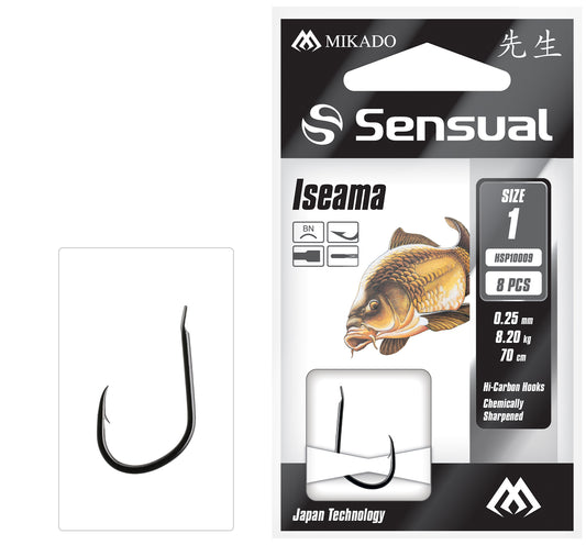 GATAVIE ĀĶI AR PAVADIŅU MIKADO - SENSUAL - ISEAMA  - 8 GAB.