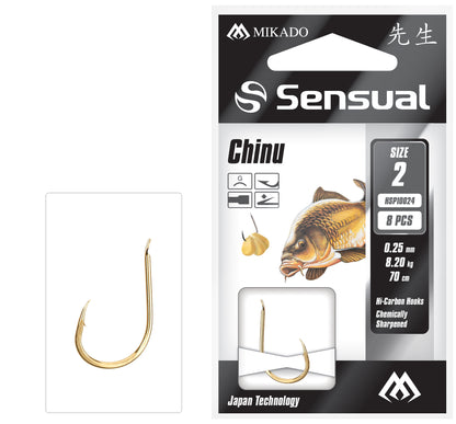 GATAVIE ĀĶI AR PAVADIŅU MIKADO - SENSUAL - CHINU - 8 GAB.