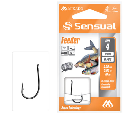 GATAVIE ĀĶI AR PAVADIŅU MIKADO - SENSUAL - FEEDER 9109 - 8 GAB.