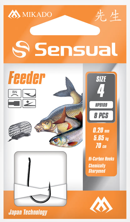 GATAVIE ĀĶI AR PAVADIŅU MIKADO - SENSUAL - FEEDER 9109 - 8 GAB.