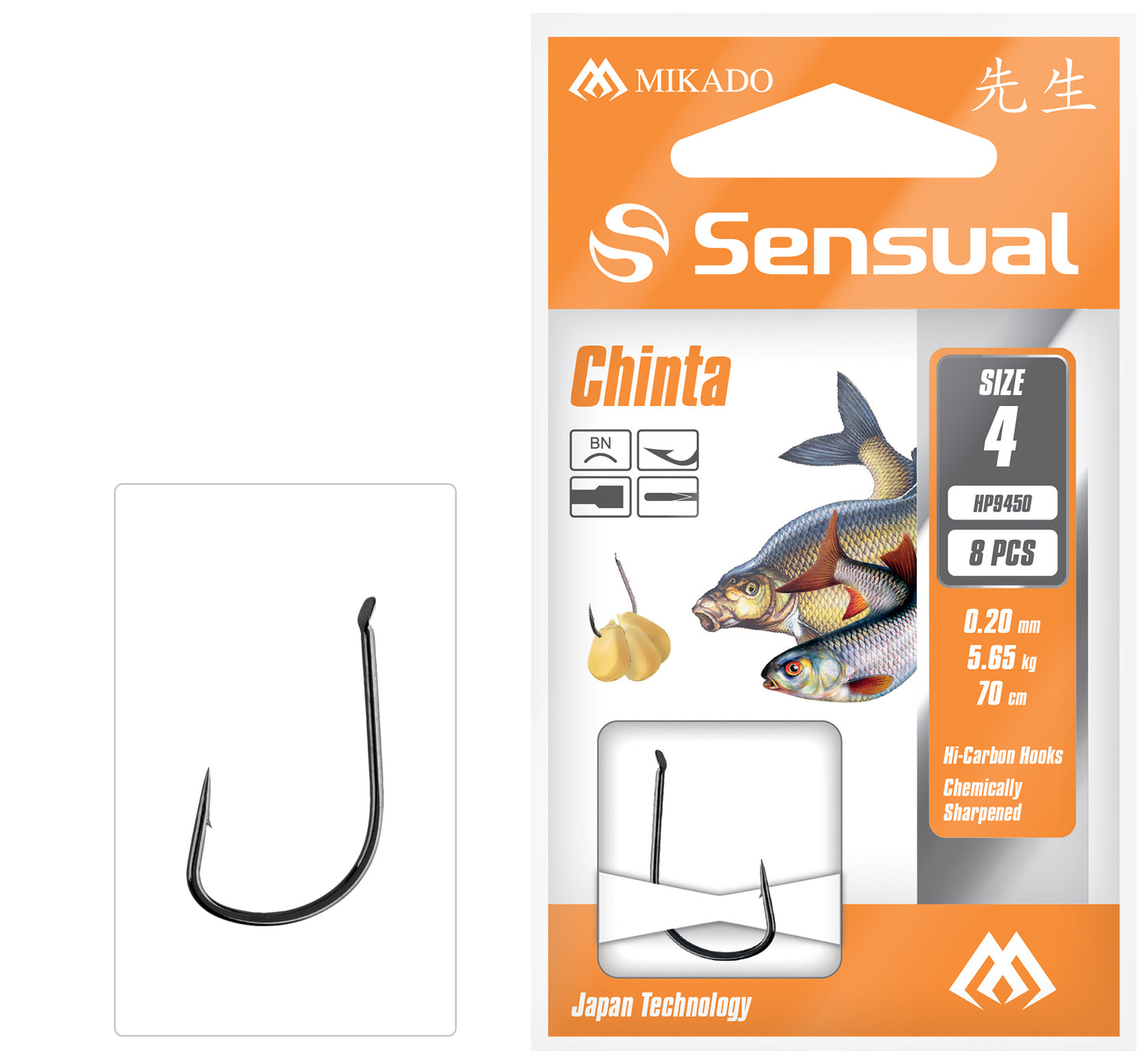 MIKADO SNELLED HOOKS - SENSUAL - CHINTA