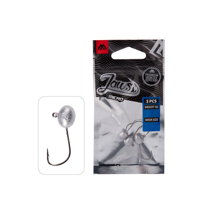 ДЖИГ-ГОЛОВКА - JAWS MICRO - 0.8g-1 BN - 3 шт.