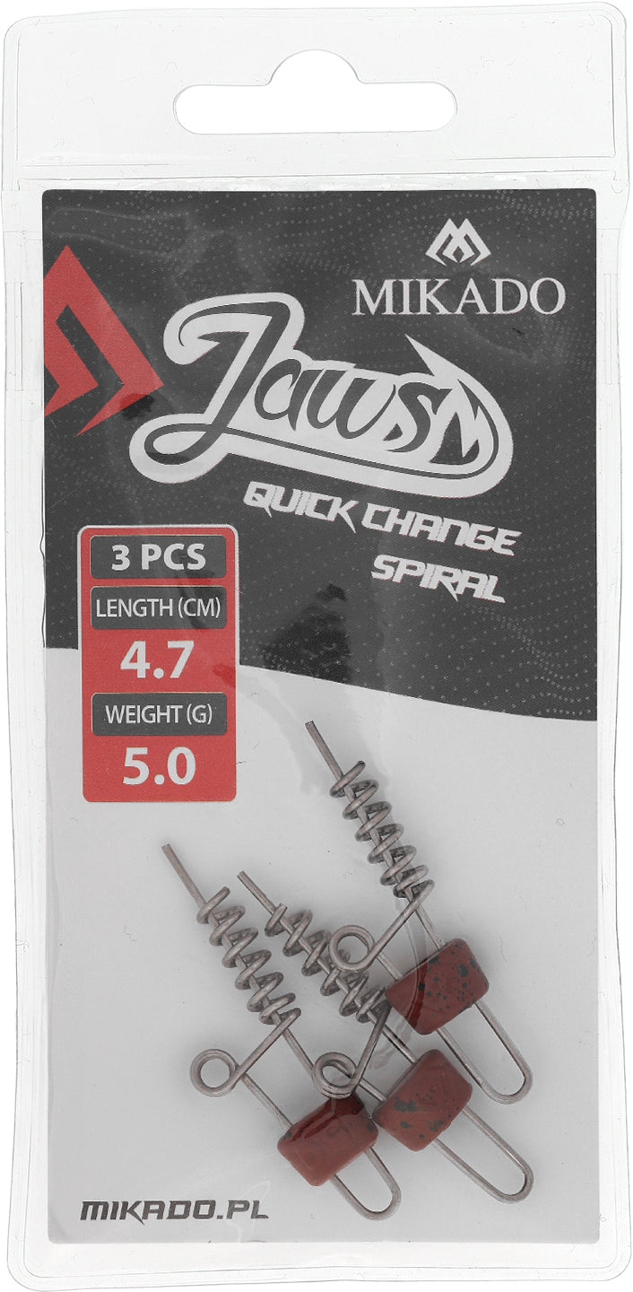 MIKADO SKRŪVE MĀNEKĻIEM - JAWS QUICK CHANGE SPIRAL - 3 GAB.