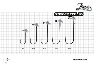 JIG HEAD MIKADO - JAWS STINGER EYE 3pcs