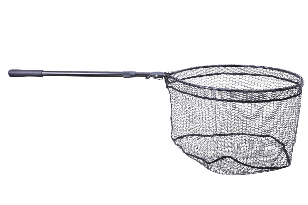 MIKADO FOLDING LANDING NET - RUBBERISED MESH (6x15mm)