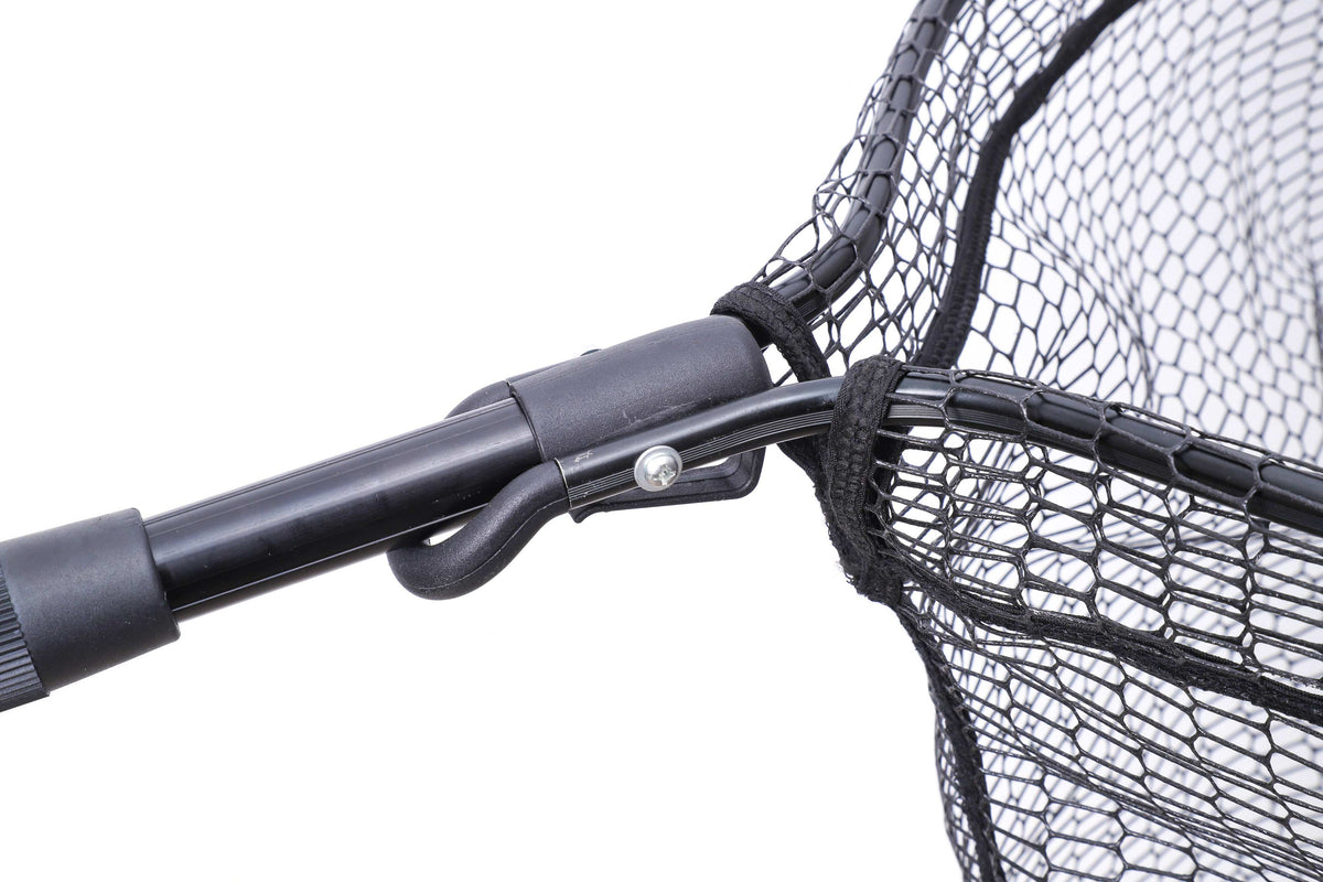 MIKADO FOLDING LANDING NET - RUBBERISED MESH (6x15mm)