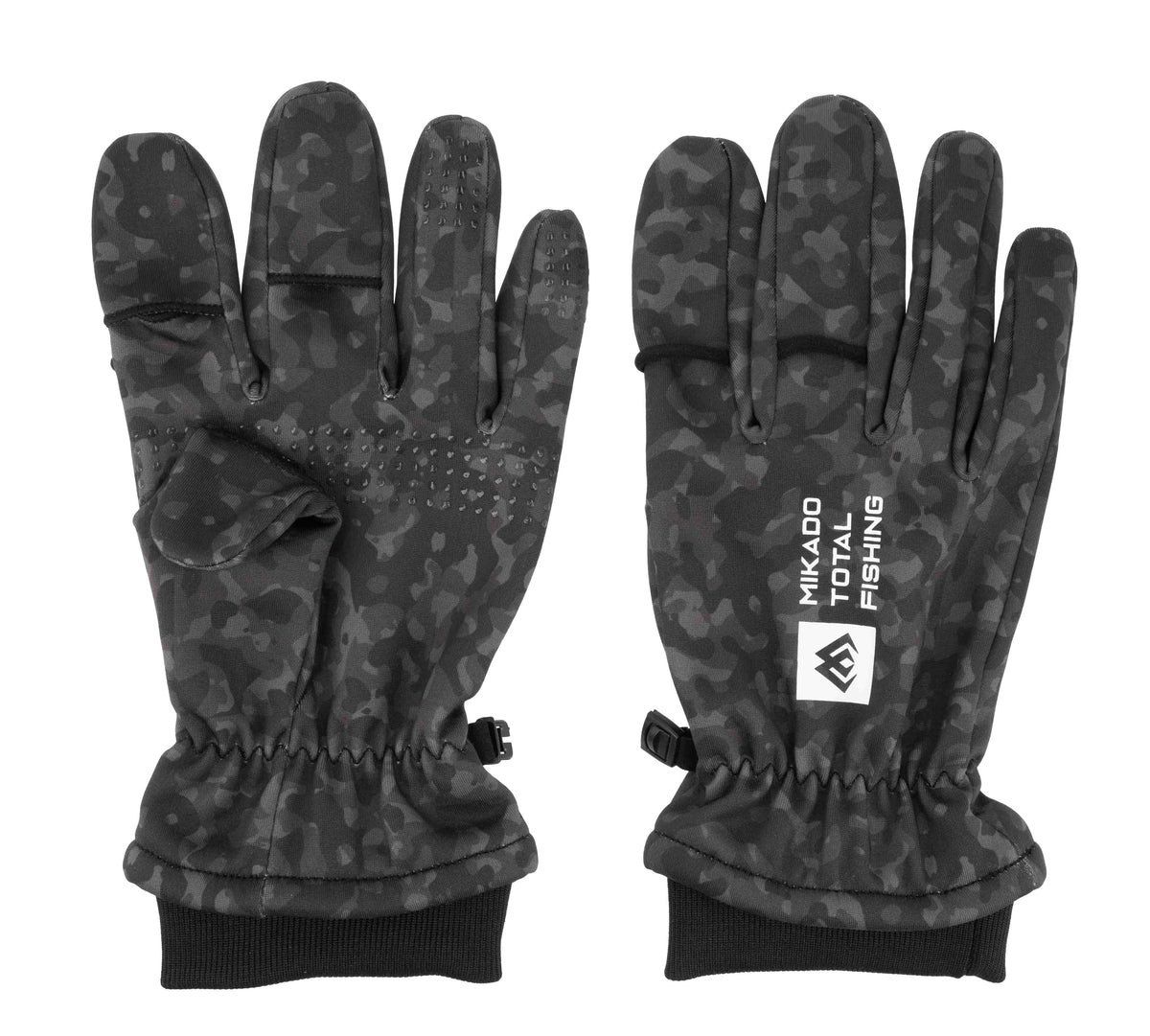 MIKADO SOFTSHELL CIMDI – BLACK CAMO