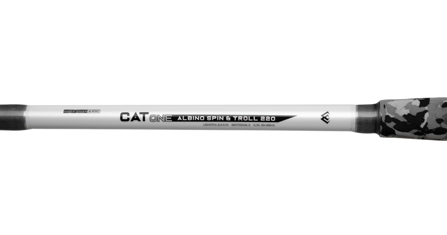ROD - CATONE ALBINO SPIN &amp; TROLL 220 cw 50-200g (2 sec.) - 1 pcs.