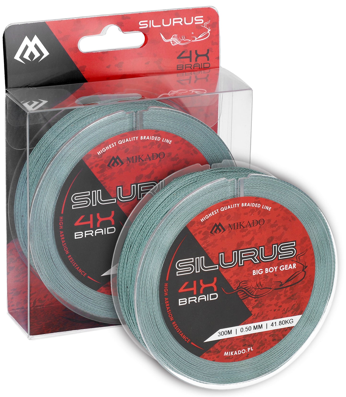 BRAIDED FISHING LINE MIKADO - SILURUS 4 X BRAID