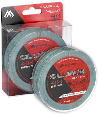 BRAIDED FISHING LINE MIKADO - SILURUS 4 X BRAID