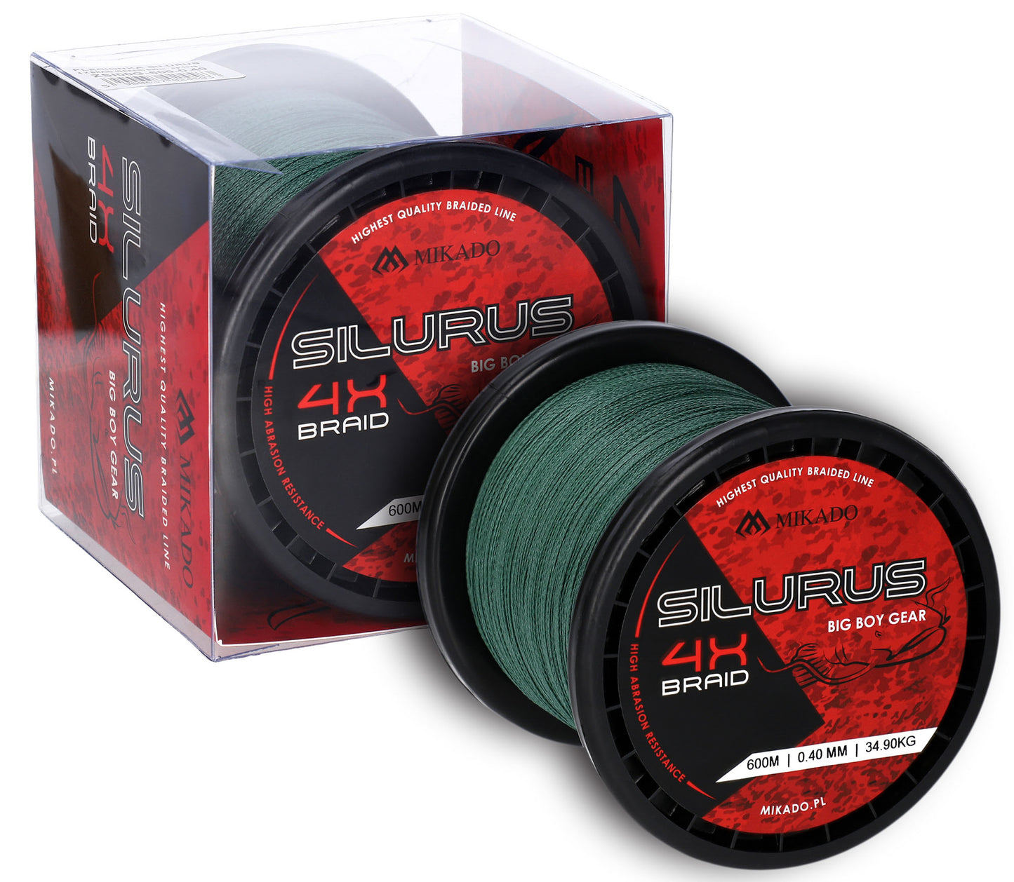 BRAIDED FISHING LINE MIKADO - SILURUS 4 X BRAID